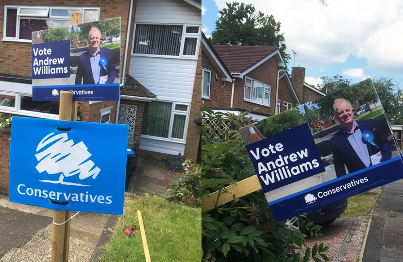 Vote Andrew Williams posters