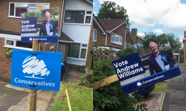Vote Andrew Williams posters